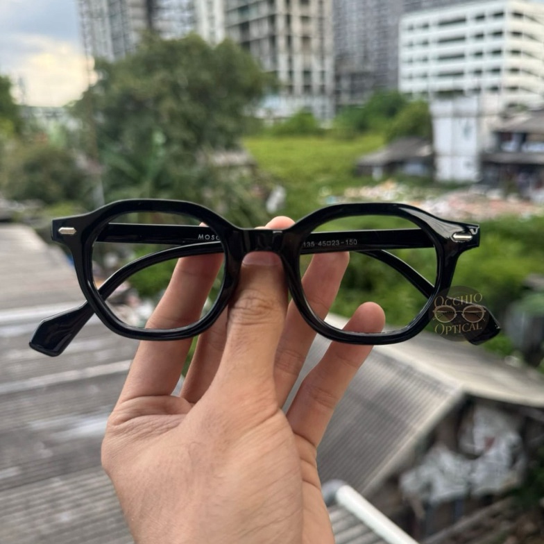 Kacamata Moskot 135 PriaWanita Minus Photochromic  Kacamata Minus Bluechromic  Frame Kacamata Minus 