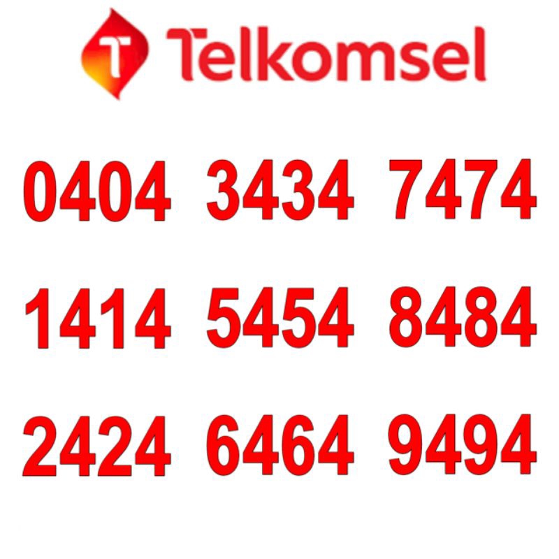 nomor cantik telkomsel nomor cantik simpati 0404 1414 2424 3434 5454 6464 7474 8484 9494