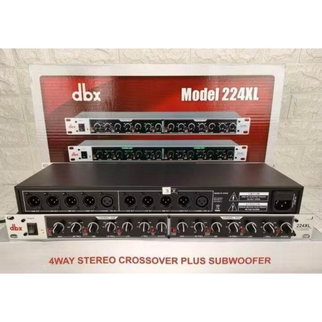 Crossover Dbx 224xl Plus Subwoofer Grade A / Crossover Dbx 224xl