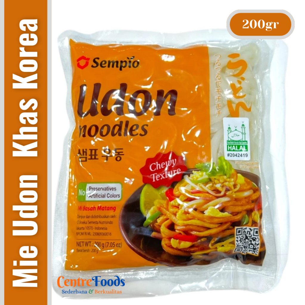 

Mie Udon Khas Korea - Udon Noodles SEMPIO | 200gr [ Harga Per BKS ]