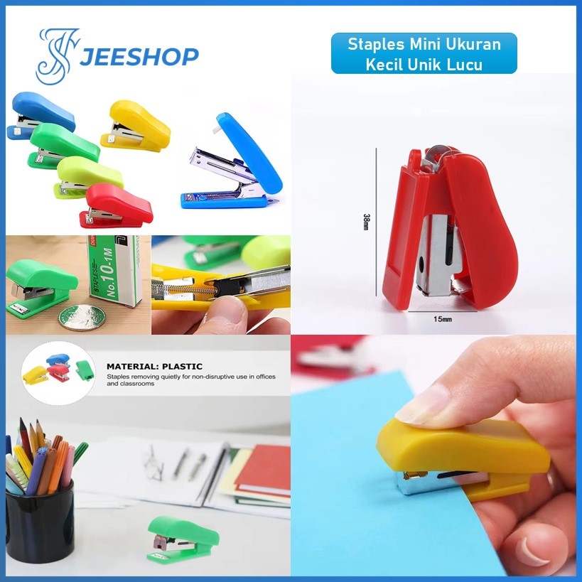 

Staples Mini Stapler Kecil Unik Lucu Perlengkapan Kerja Kantor Serbaguna