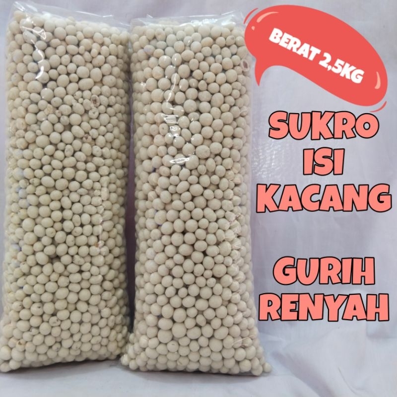 

Sukro Gurih 2kg / Sukro Isi Kacang Satu Bal