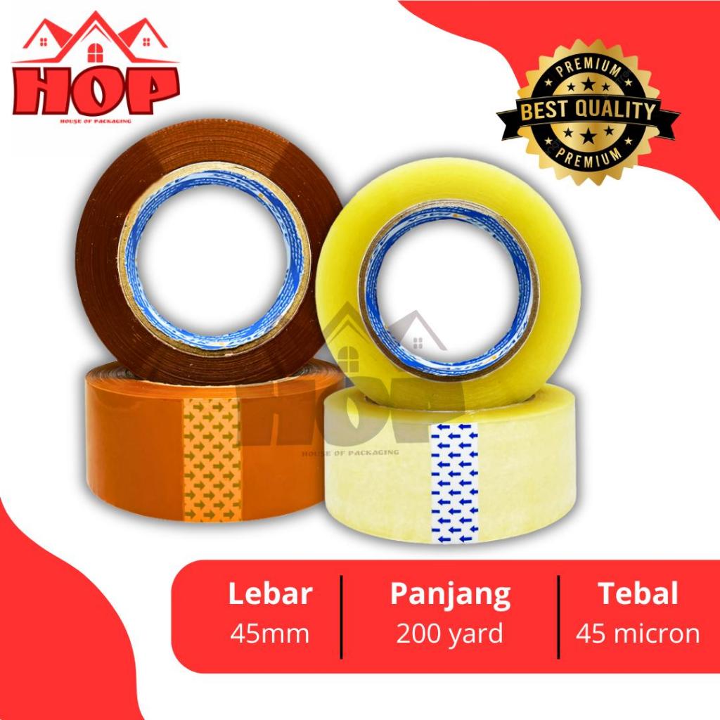 

LAKBAN BENING - LAKBAN COKELAT 200 YARD JUMBO ROLL 45 MM X 200 YARD X 45 MICRON ASTRAPACK KUALITAS DAIMARU PALING MURAH TERLARIS