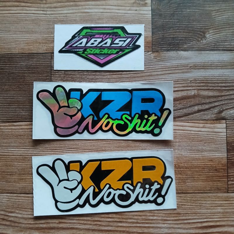

sticker cutting KZR No Shit