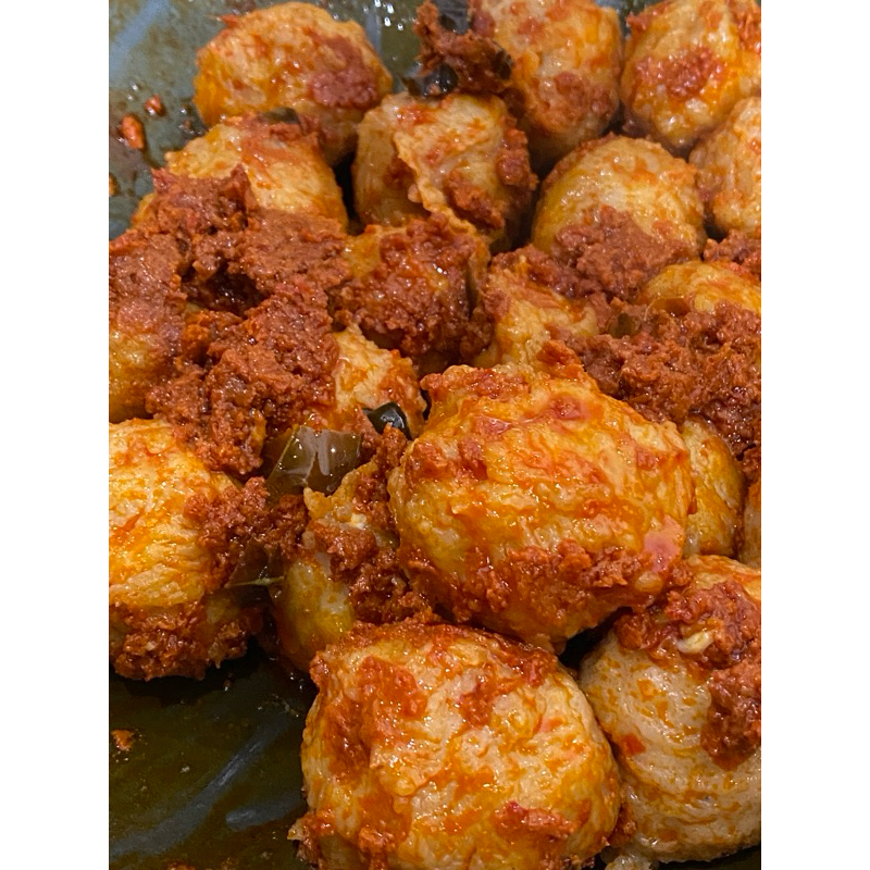 

[FROZEN] Pentol mercon mozza by dapur cabeku