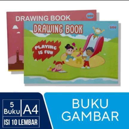 

Buku gambar Sidu A4 10 lembar drawing book 10 lembar