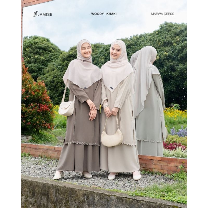 MARWA DRESS By Jamise Syari Gamis Malay Syari Muslimah Outfit Syari Tunik Malaysia Set Tunik