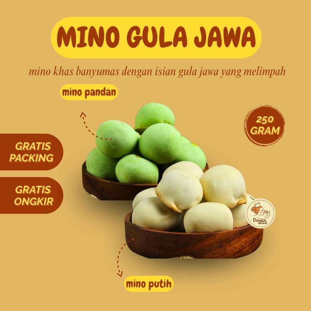 

MINO PUTIH 250GR / MINO PANDAN 250GR
