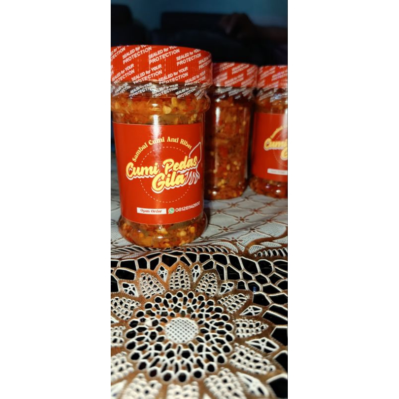 

sambal Cumi Pedass GILA