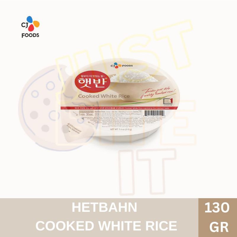 

HEATBAHN COOKED WHITE RICE 130 GR - NASI PUTIH INSTAN KOREA 130 GR