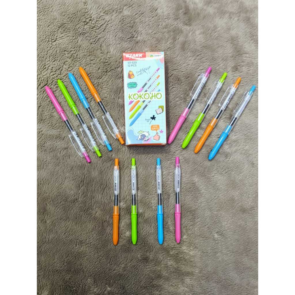 

Pulpen Kokoho STARK ST-520 GEL PEN Tinta hitam HARGA 1 PCS