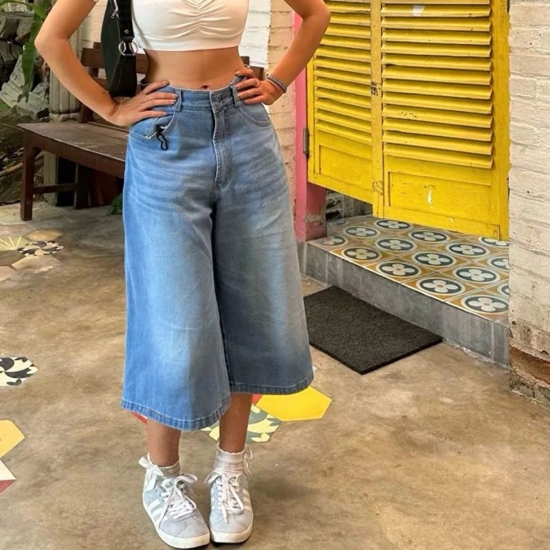 Celana Pendek Jorts Baggy Jeans Jorts Baggy Short Jeans SKATER Jorts Pants Short Denim Jorts Jeans