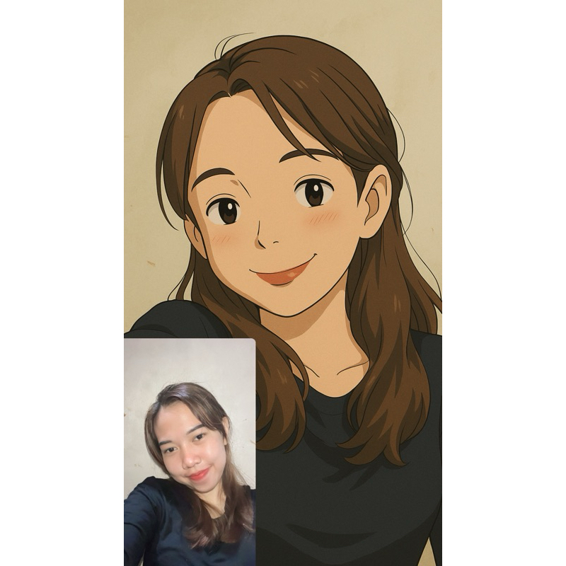 Jasa edit foto kartun langsung jadi