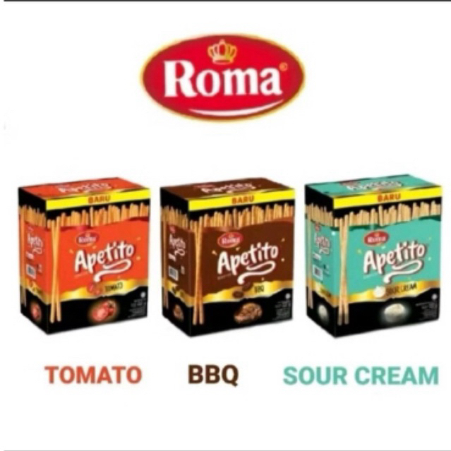 

Apetito Biskuit Stick Crunchy | Rasa Pizza | Rasa BBQ 18,5 gr [ 1 box isi 10 pcs]