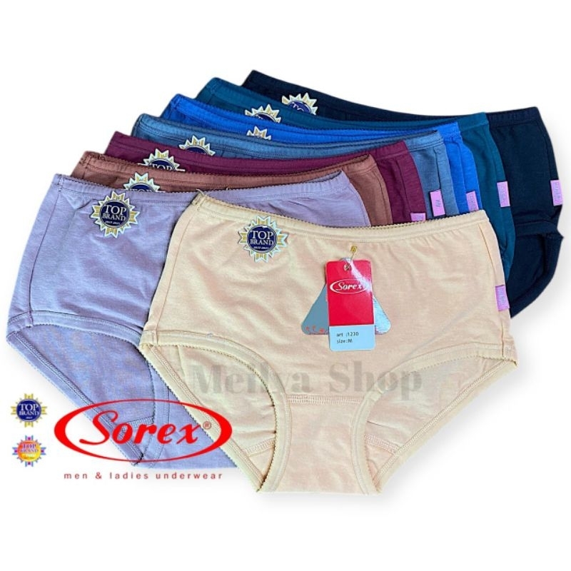 (3pcs) Cd sorex 1230 - celana dalam wanita dewasa jahitan belakang - celana dalam berkualitas