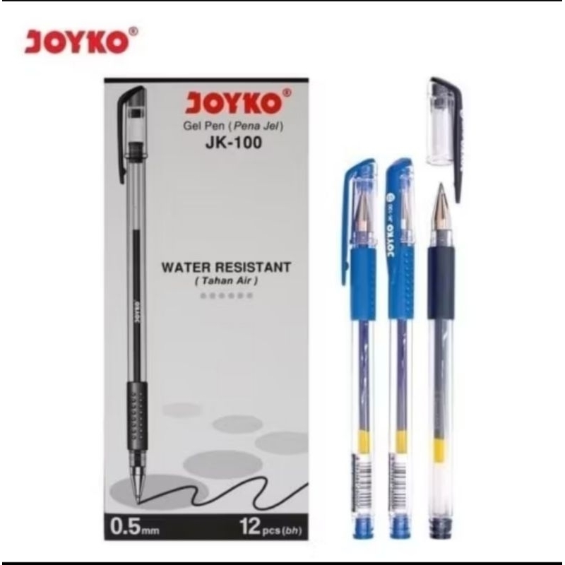 

Gel Pen / Pulpen / Pena Joyko JK 100 0,5 mm ( 12 Pcs)
