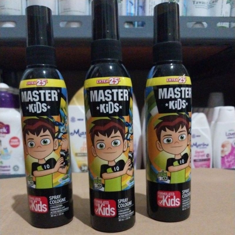 Master Kids Spray Cologne Ben 10 ( Bubble Gum ) 100ml Parfum Bayi