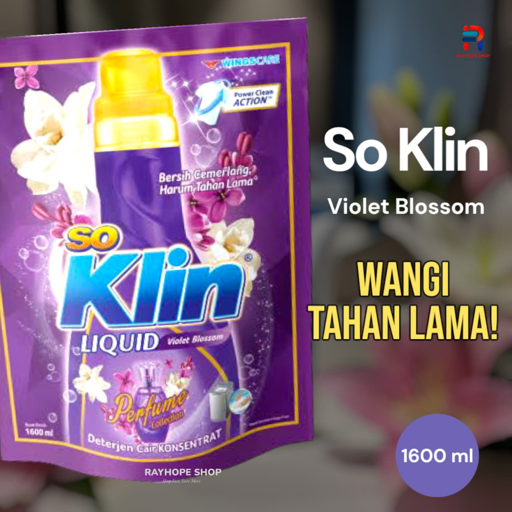 PROMO So Klin Soklin Liquid Cair Deterjen Detergen Detergent 1600 ml 1600ml softergent 1.6 liter Ung