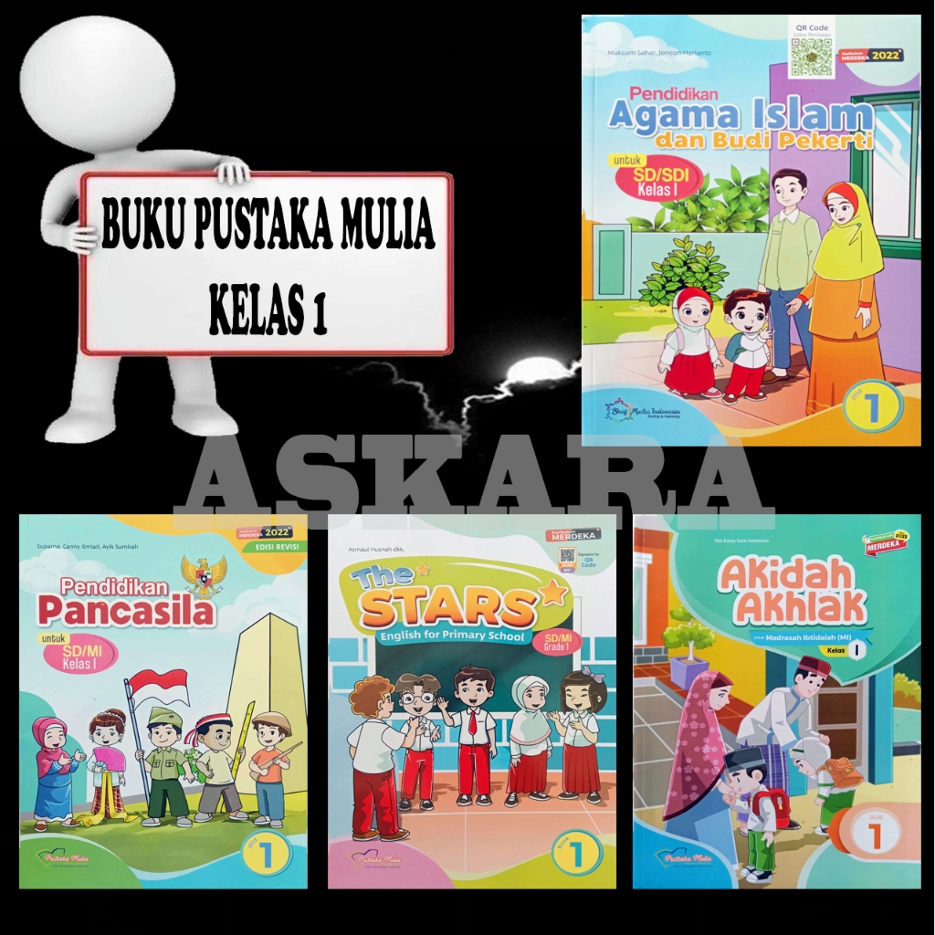 Buku Kurikulum Merdeka Kelas 1 SD/MI - Penerbit Pustaka Mulia
