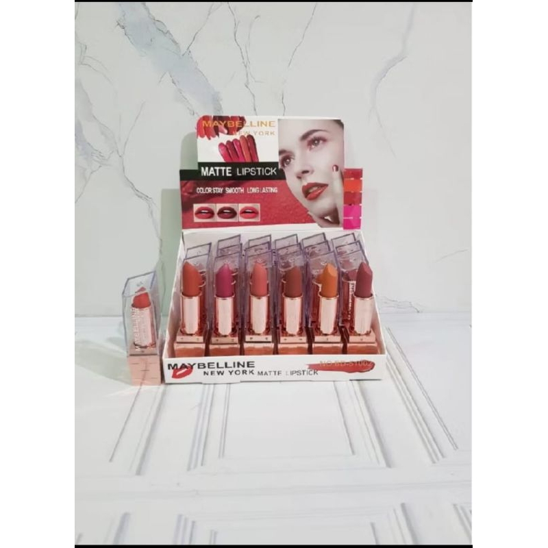 Lipstik Maybelline Matte waterproof 24H (LUSINAN)