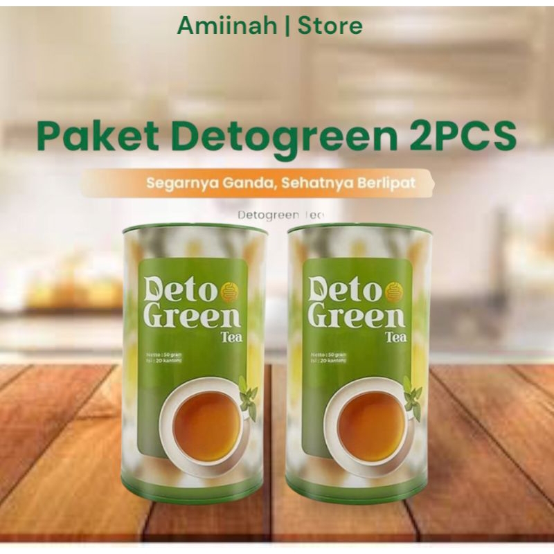 

DETOGREEN Paket Teh Detox Sistem Pencernaan 2 Pcs Free Bubble