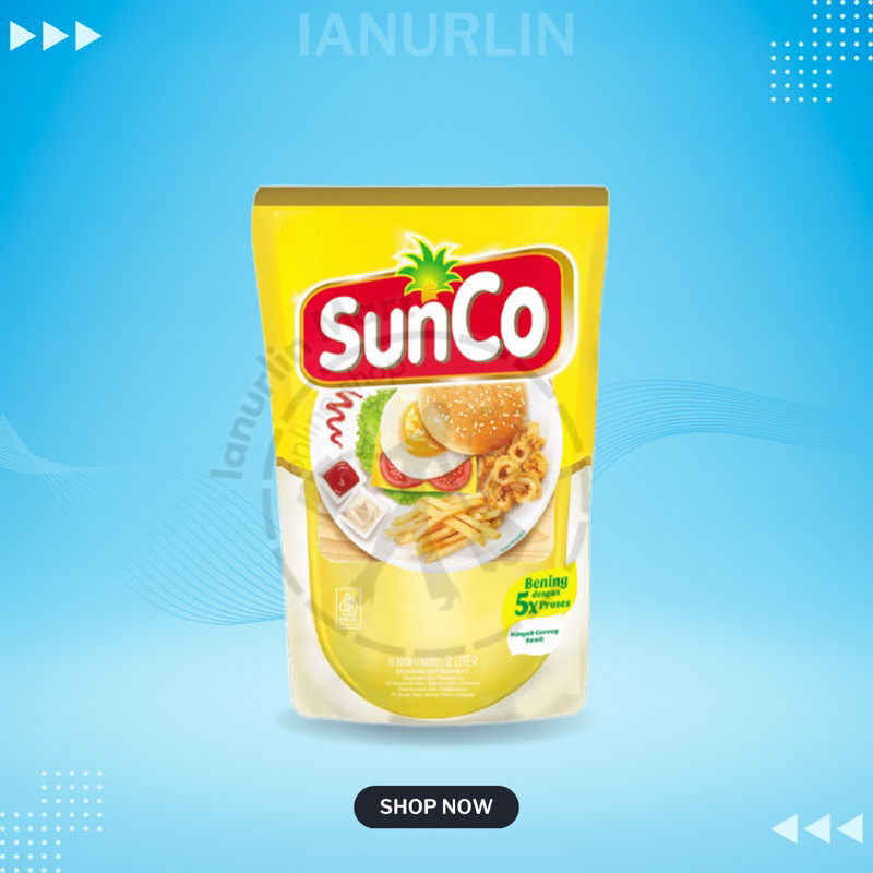 

SunCo Minyak Goreng Pouch 2L - Minyak Kebutuhan Memasak