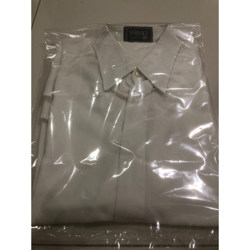 kemeja putih versace classic pria v2