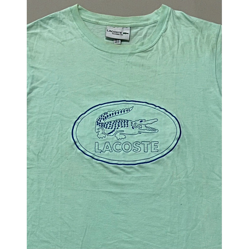 Kaos Lacoste Big Logo Original Second