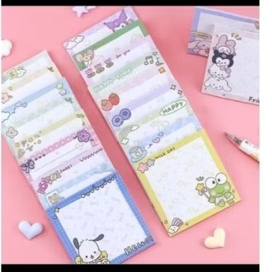 

Sticky notes karakter Sanrio alat tulis kawaii stationery accessories