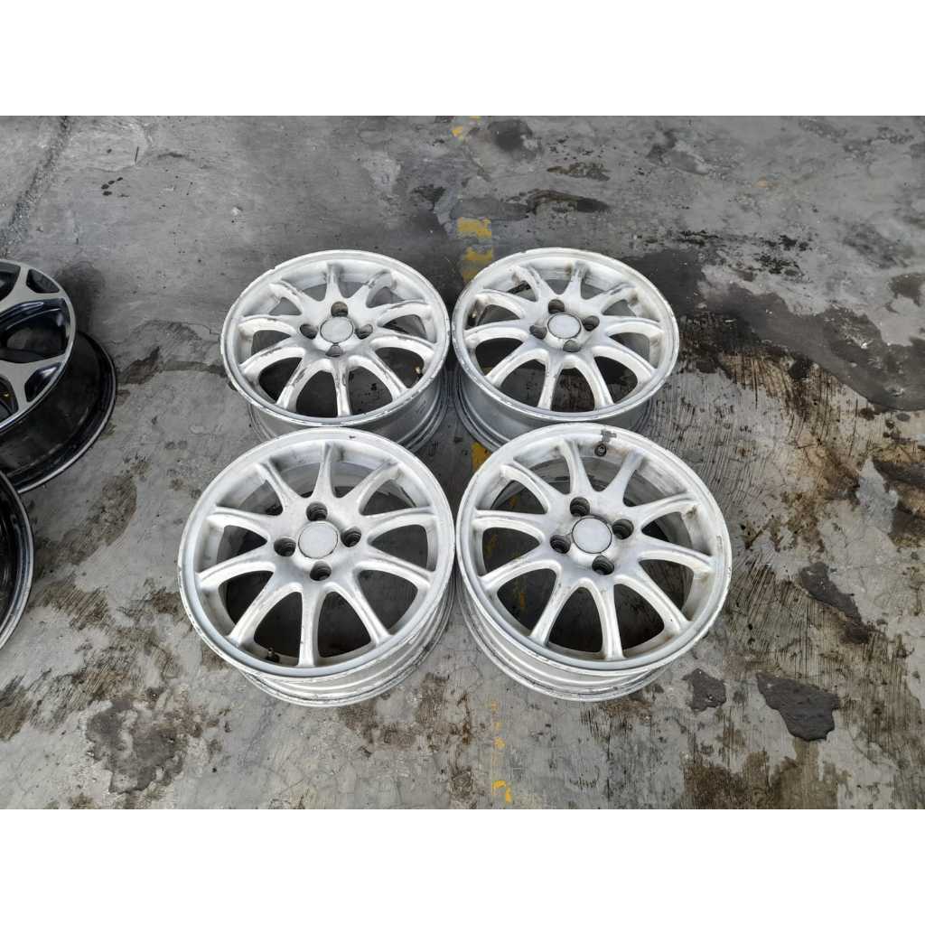 VELG MOBIL ORI STD JAZZ VTEC RING 15 LEBAR 6 ET53 PCD 4X100 MOBILIO BRIO JAZZ CITY YARIS