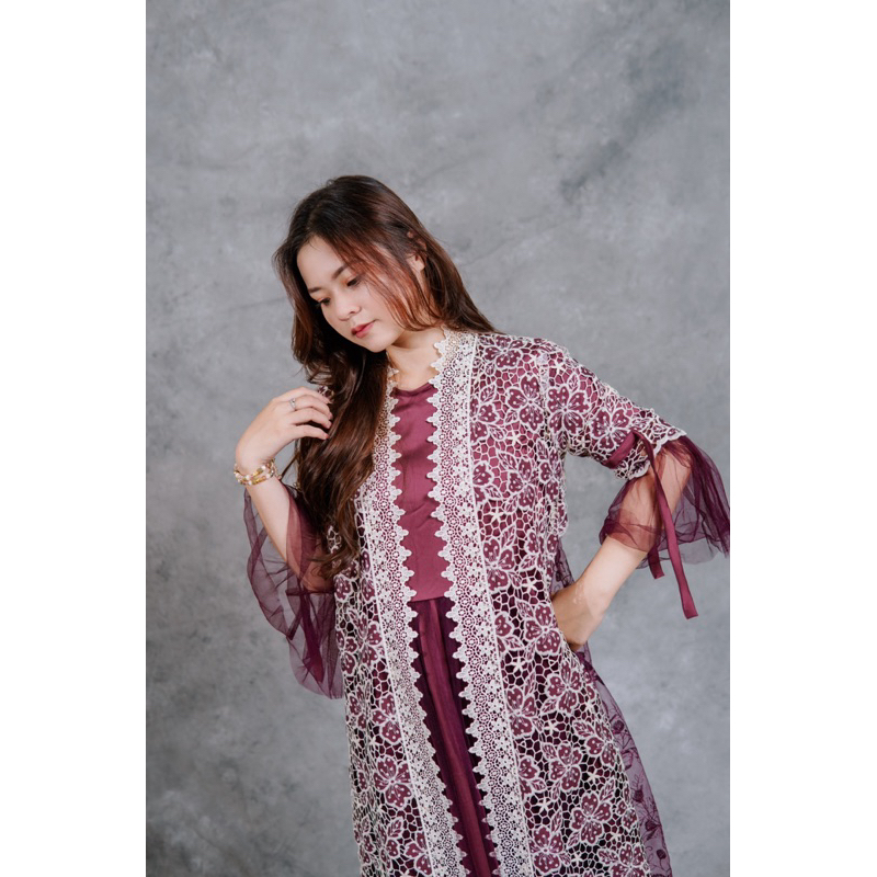 Kanaya Outer Brukat | Outer Tile Garden | Dress Outer Pesta | Outer Kondangan Mewah
