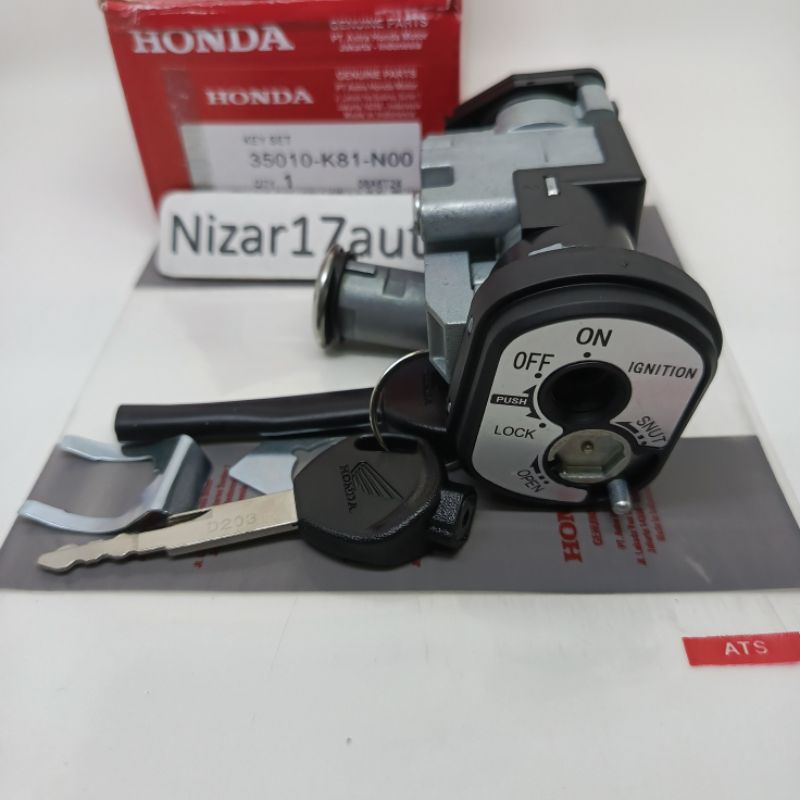 KUNCI KONTAK SET K81 HONDA BEAT FI 2017 BEAT ESP BEAT POP BEAT STREET ORI