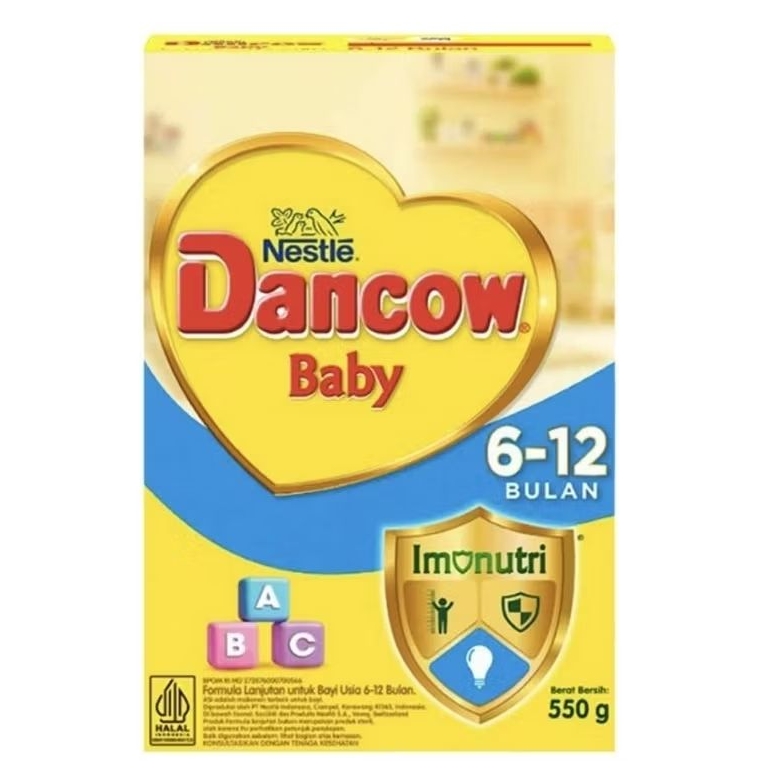

Dancow Susu Formula Bubuk Kotak 6-12 Bulan 550 g