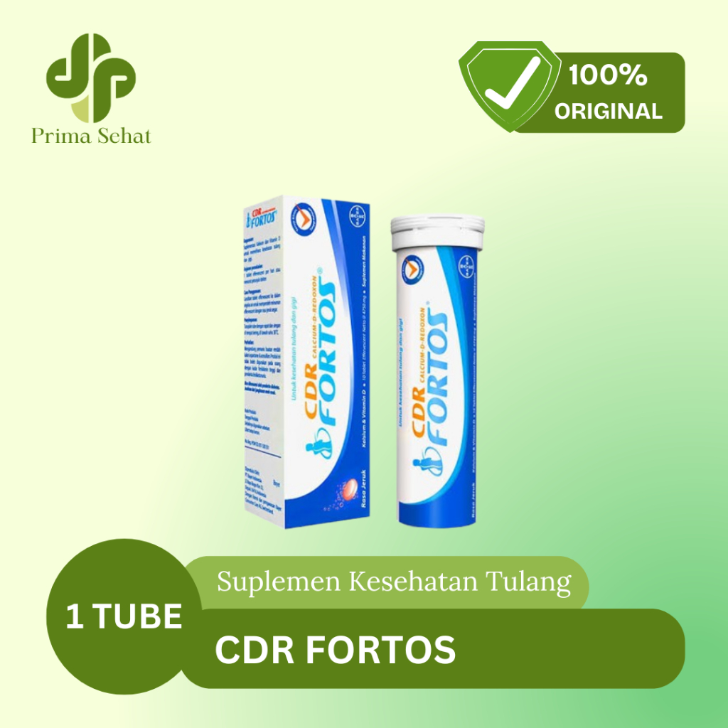CDR Fortos CDR 10 Tablet - Suplemen Kesehatan Tulang