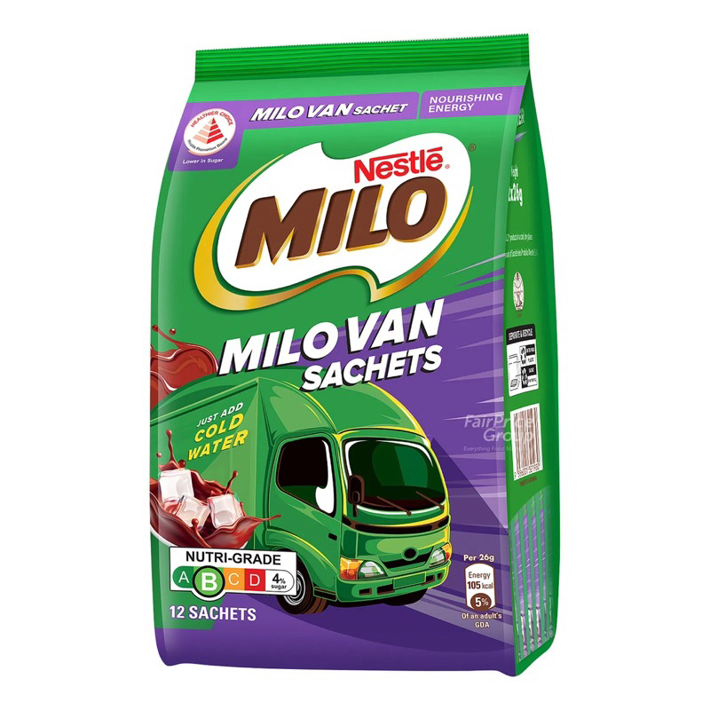 

Milo Van Sachets Singapore Coklat Bubuk Chocolate Drink