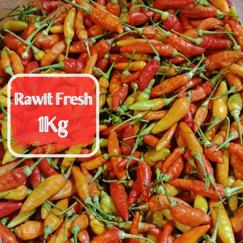 

1Kg Cabai / cabe rawit merah 1kg cabe / cabai rawit fresh segar packing kardus cabai / cabe rawit setan
