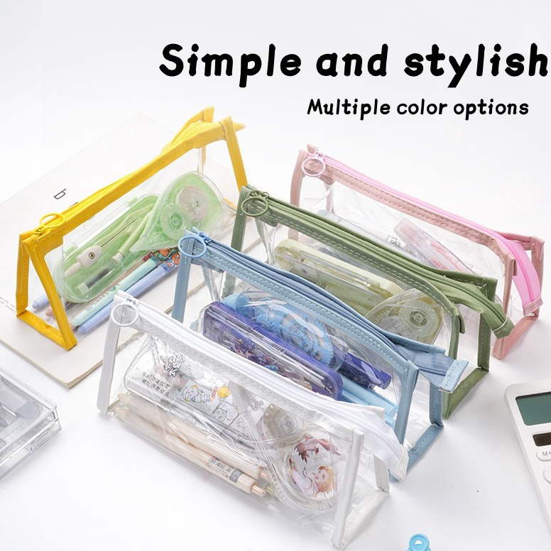 

Disc Xtra Tempat Pensil BeningKotak PensilTempat Pensil AestheticTas MakeupTas Penyimpanan Transparanwarna