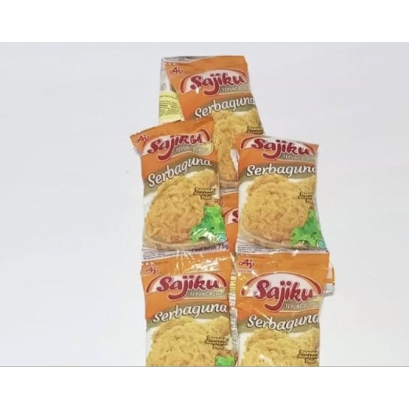 

<rentengan>tepung serbaguna sajiku 1renteng isi 10x 75gram.