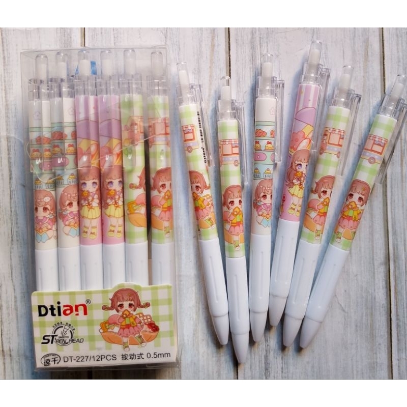 

(12PC) BULPOIN GEL DETIAN CETEKAN HITAM 0.5MM