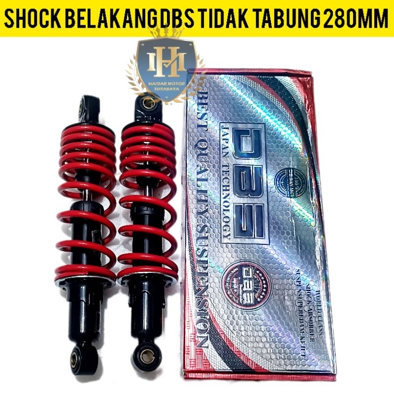 Shock dbs non tabung 280mm/skok variasi DBS 280mm