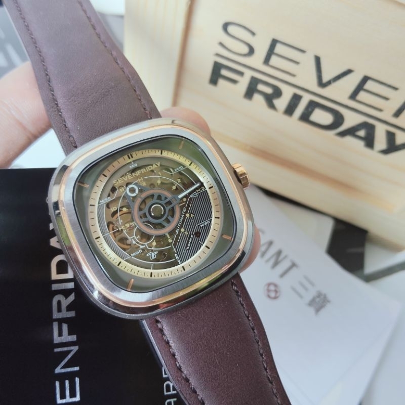 Sevenfriday-SF T2/02 Jam Tangan Pria Automatic Scan NFC Aktif Original