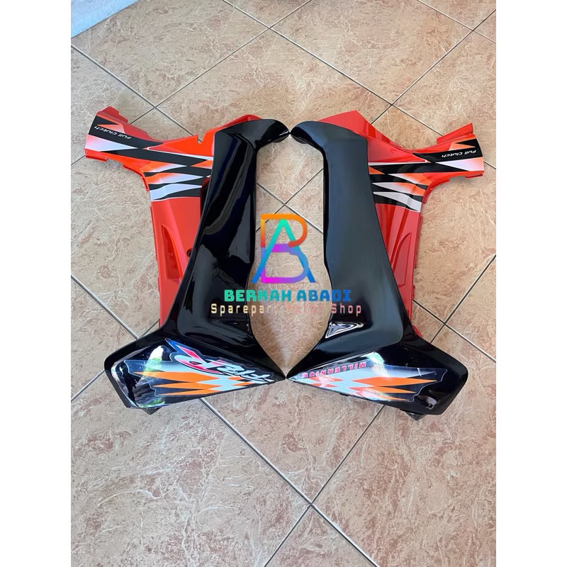 sayap luar & sayap dalam Fizr oren hitam ( striping millenium gold )