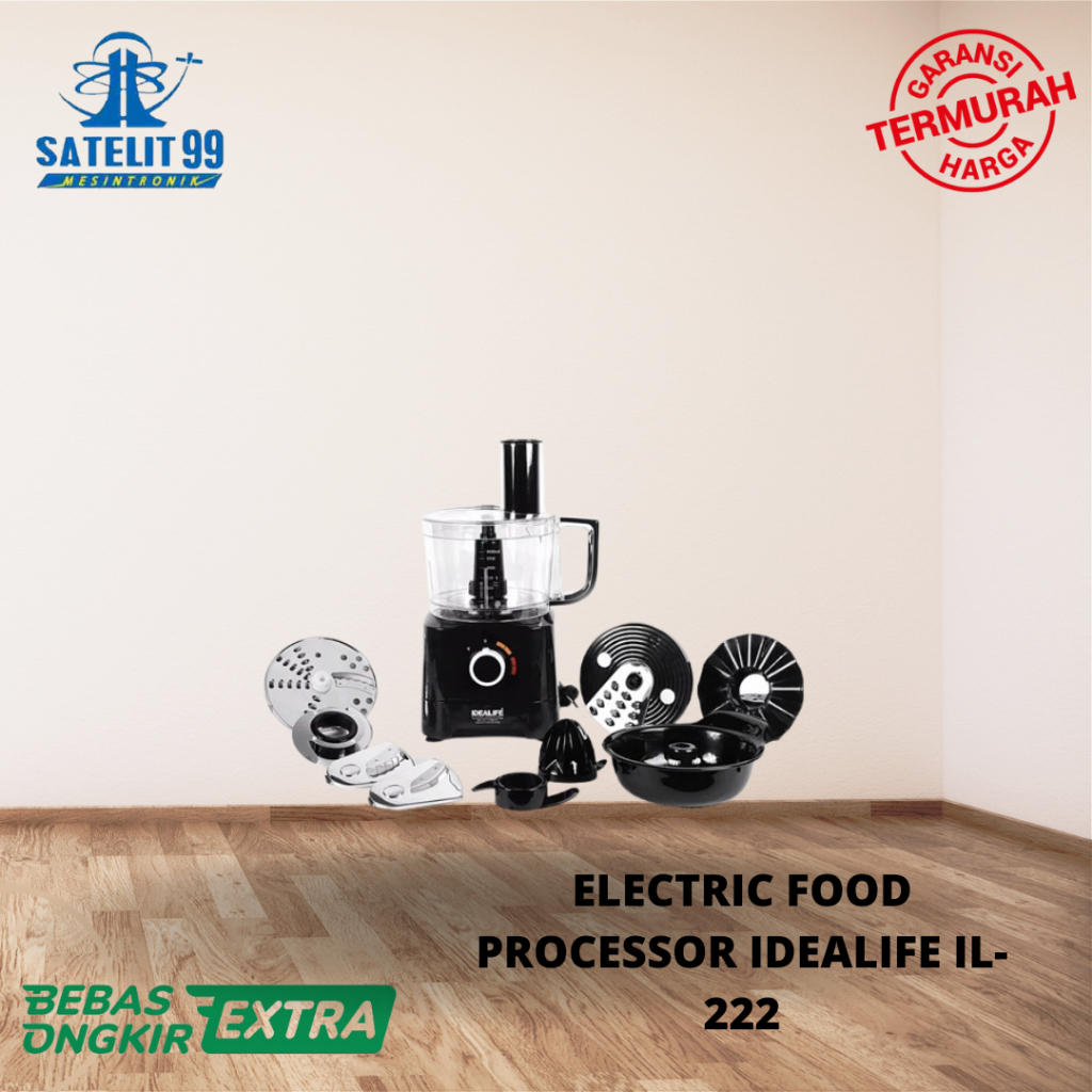 ELECTRIC FOOD PROCESSOR IDEALIFE IL-222