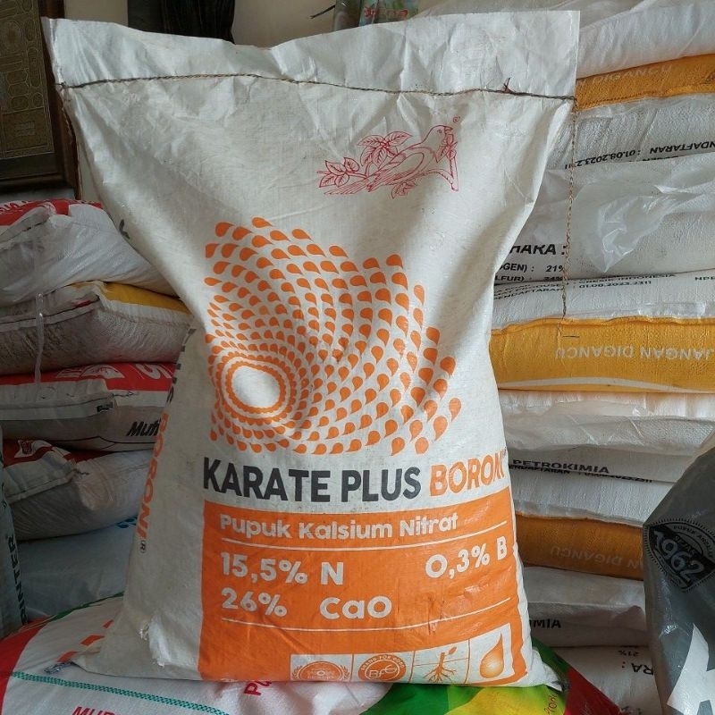 Pupuk Karate plus boroni 25kg. pupuk kalsium nitrat dan boron