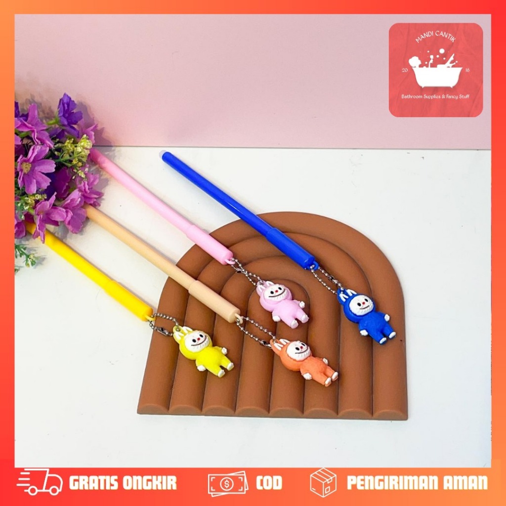 

PULPEN GANTUNGAN LABUBU FULLBODY PG-1873 BOLPEN PENA PEN CREAM CONE POP MART MONSTER COD SOUVERNIR