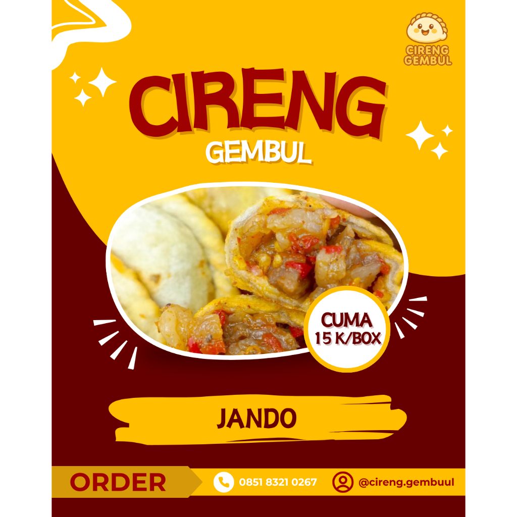 

Cireng Isi Jando - 5 Pcs Per Box