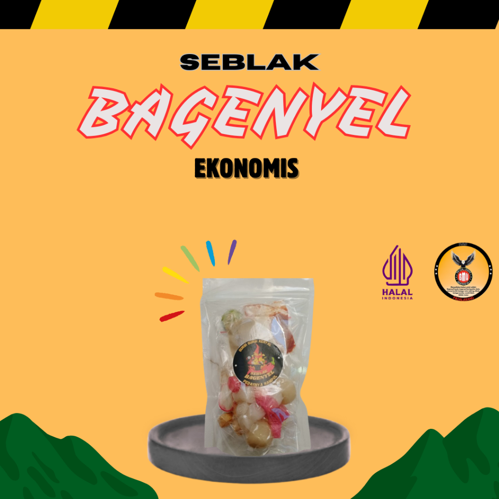 

SEBLAK BAGENYEL EKONOMIS – Seblak Instan Gurih Kenyal Praktis Halal Harga Hemat