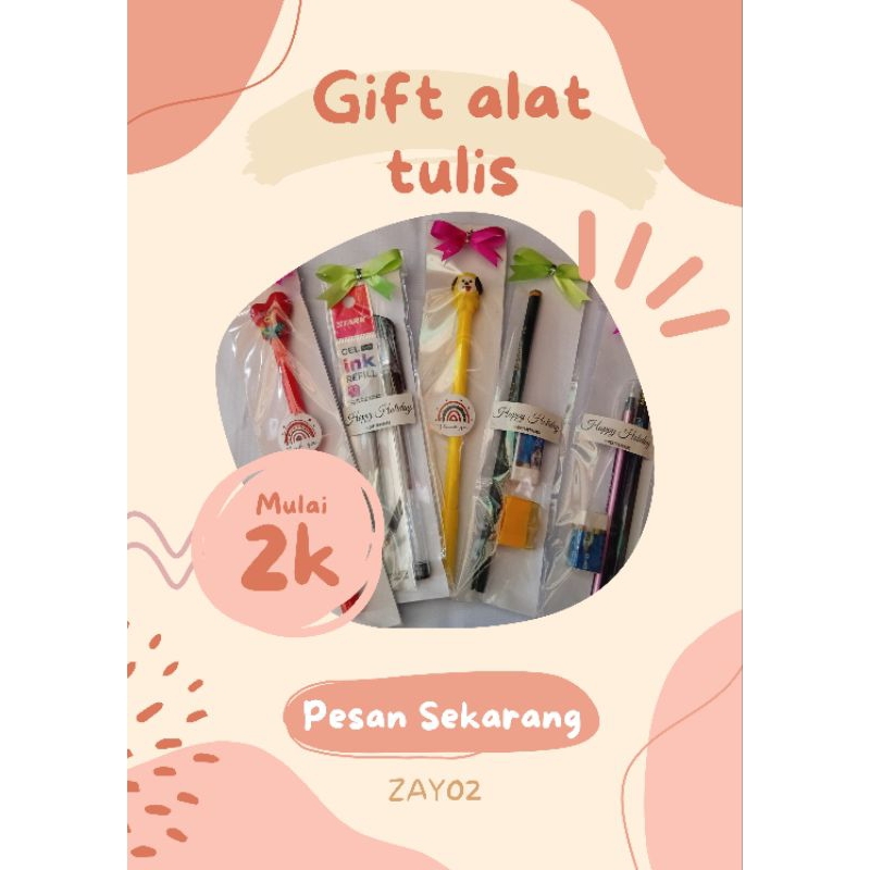 

Bisa COD/gift Alat tulis/hadiah/sekolah.
