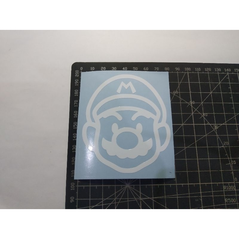 

stiker cutting mario bros