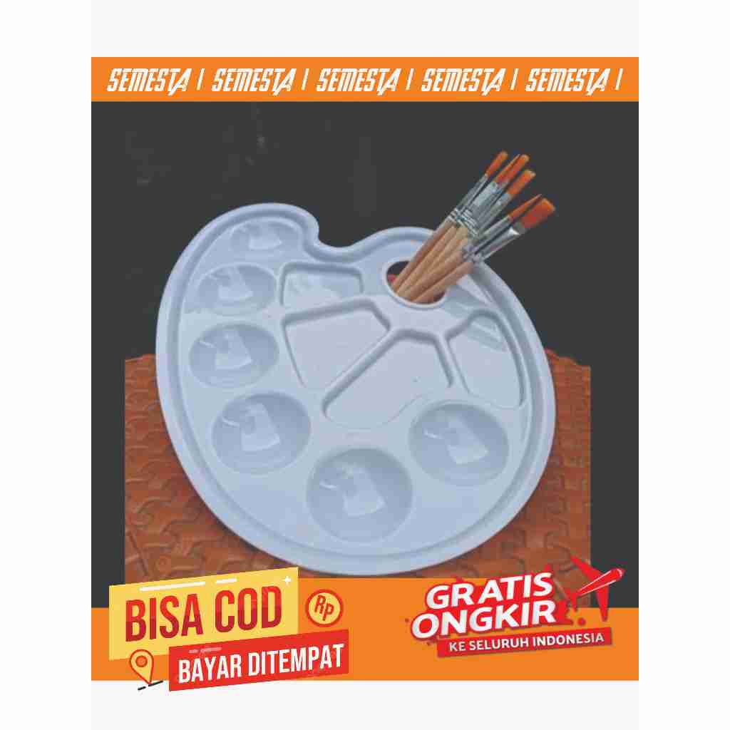 

Palet Lukis Set Kuas Squeezy Alat Lukis penglengkapan melukis